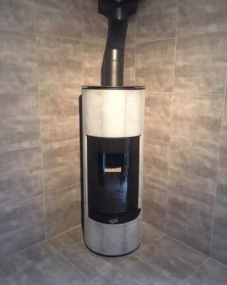 Installation de Poêle à gaz Somme